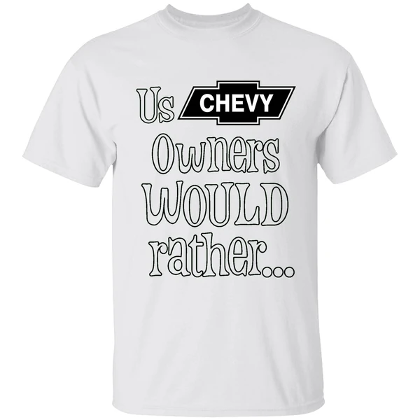 Shaboozey Wearing Us Chevy Owners Would Rather Shirt