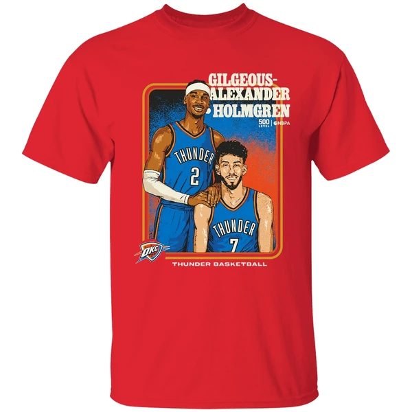 Shai Gilgeous Alexander Chet Holmgren Okc Thunder Step Brothers Shirt - Image 7