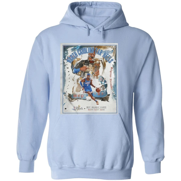 Shai Gilgeous Alexander Oklahoma City Thunder Fanatics Authentic Framed 2025 Nba Finals Mvp Collage Hoodie - Image 4