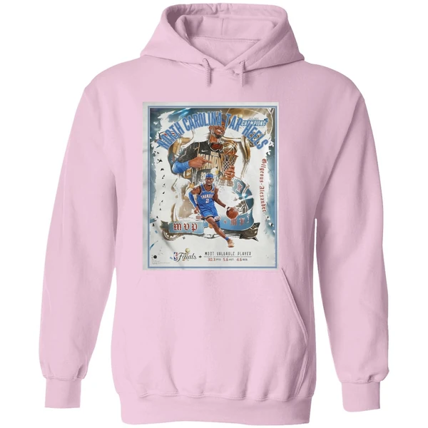 Shai Gilgeous Alexander Oklahoma City Thunder Fanatics Authentic Framed 2025 Nba Finals Mvp Collage Hoodie - Image 5