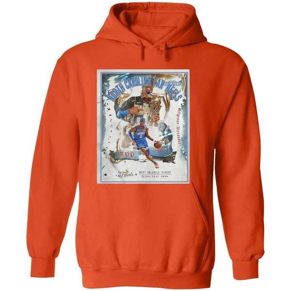 Shai Gilgeous Alexander Oklahoma City Thunder Fanatics Authentic Framed 2025 Nba Finals Mvp Collage Hoodie - Image 6