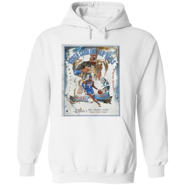 Shai Gilgeous Alexander Oklahoma City Thunder Fanatics Authentic Framed 2025 Nba Finals Mvp Collage Hoodie - Image 8