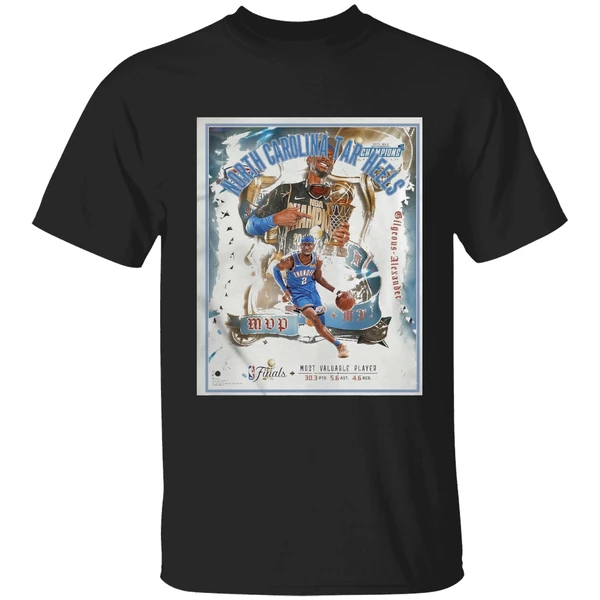 Shai Gilgeous Alexander Oklahoma City Thunder Fanatics Authentic Framed 2025 Nba Finals Mvp Collage Shirt