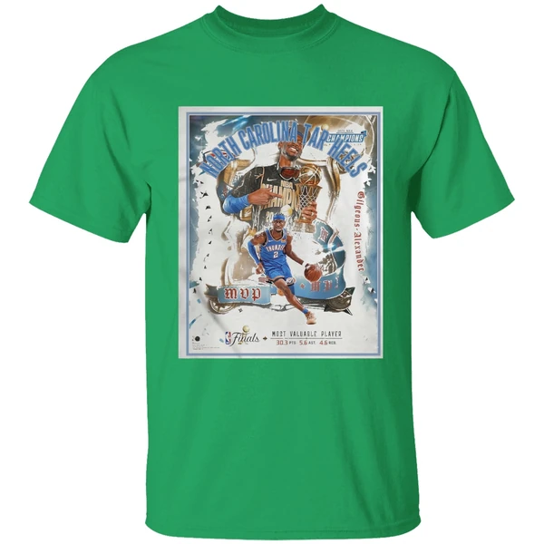Shai Gilgeous Alexander Oklahoma City Thunder Fanatics Authentic Framed 2025 Nba Finals Mvp Collage Shirt - Image 2