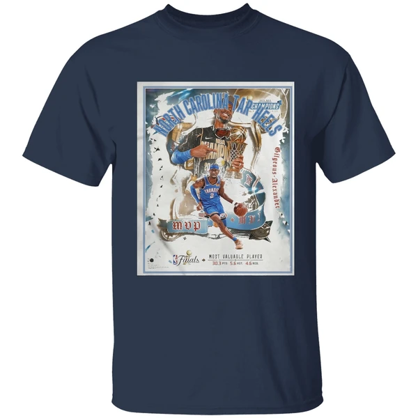Shai Gilgeous Alexander Oklahoma City Thunder Fanatics Authentic Framed 2025 Nba Finals Mvp Collage Shirt - Image 5