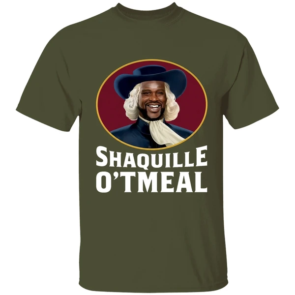 shaquille oatmeal shirt militarygreen