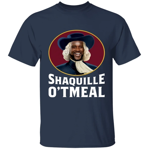 shaquille oatmeal shirt navy