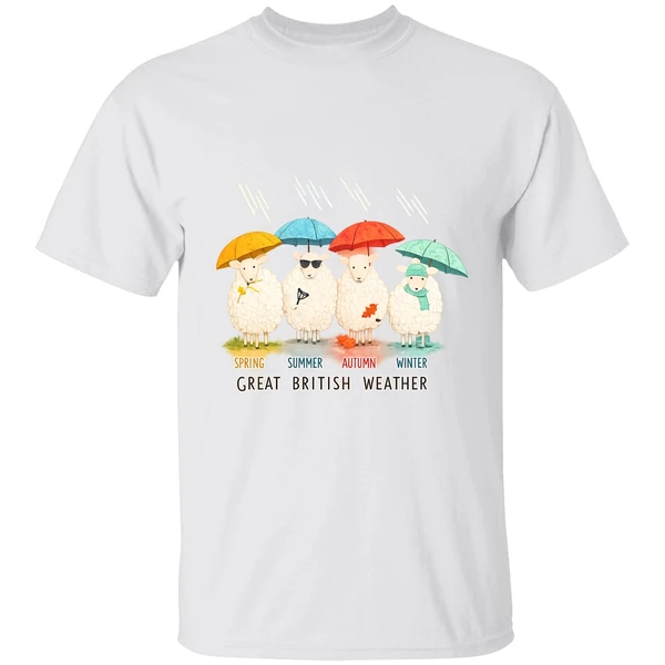 Sheeps Spring Summer Autumn Winter Great British Weather Shirt