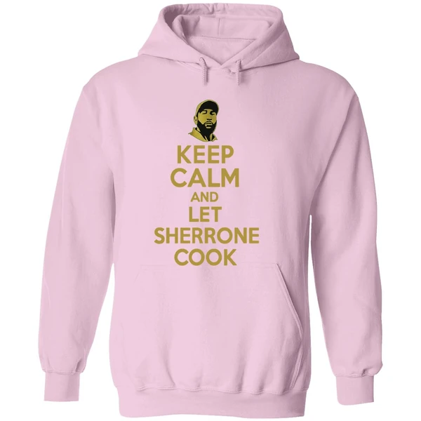 Sherrone Moore Keep Calm And Let Sherrone Cook Don Thomas Hoodie - Image 5
