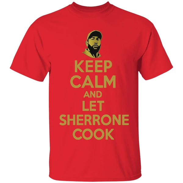 Sherrone Moore Keep Calm And Let Sherrone Cook Don Thomas Shirt - Image 7
