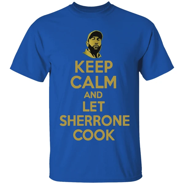 Sherrone Moore Keep Calm And Let Sherrone Cook Don Thomas Shirt - Image 8