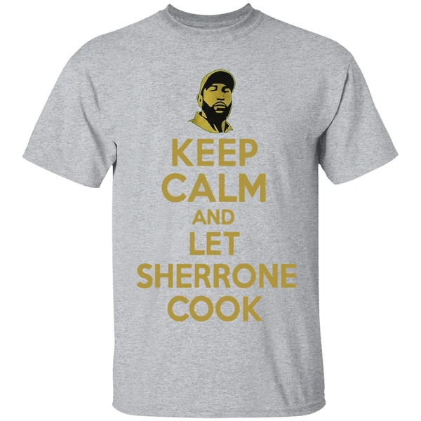 Sherrone Moore Keep Calm And Let Sherrone Cook Don Thomas Shirt - Image 9