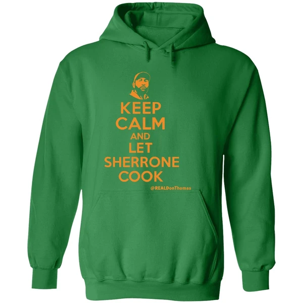 Sherrone Moore Keep Calm And Let Sherrone Cook Hoodie - Image 2