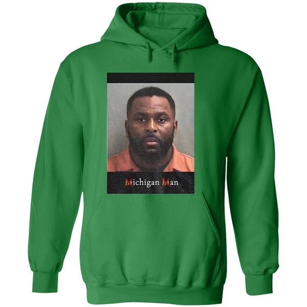 Sherrone Moore Mugshot Coach Michigan Wolverines Football Hoodie - Image 2