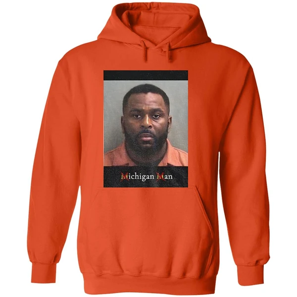 Sherrone Moore Mugshot Coach Michigan Wolverines Football Hoodie - Image 6