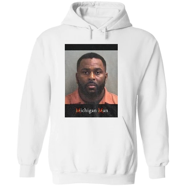 Sherrone Moore Mugshot Coach Michigan Wolverines Football Hoodie - Image 8