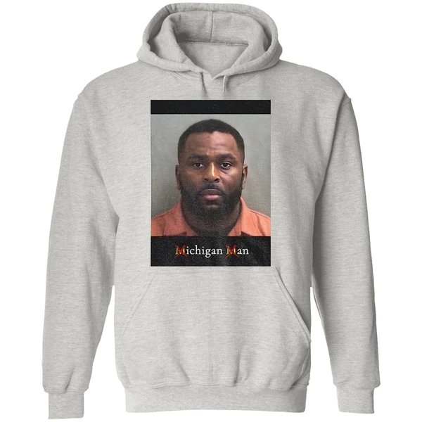 Sherrone Moore Mugshot Coach Michigan Wolverines Football Hoodie - Image 9
