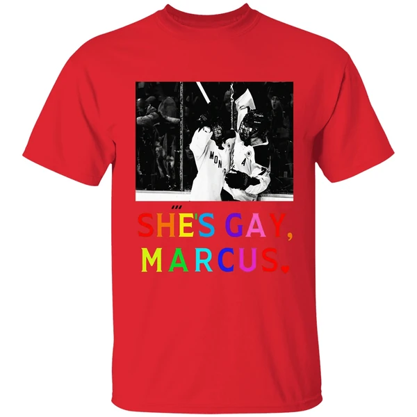 Shes Gay Marcus Montreal Pwhl Hockey Shirt - Image 7