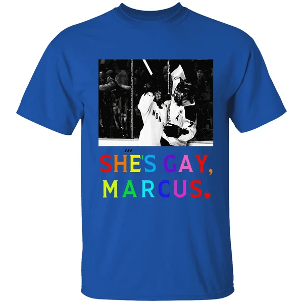Shes Gay Marcus Montreal Pwhl Hockey Shirt - Image 8