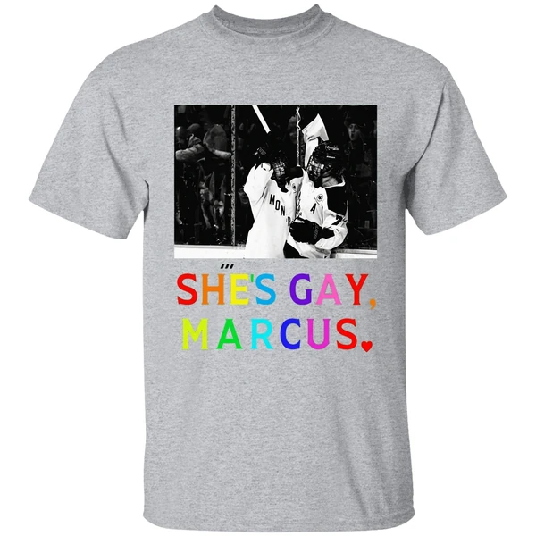 Shes Gay Marcus Montreal Pwhl Hockey Shirt - Image 9