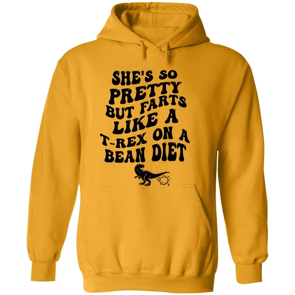Shes So Pretty But Farts Like A T Rex On A Bean Diet Hoodie