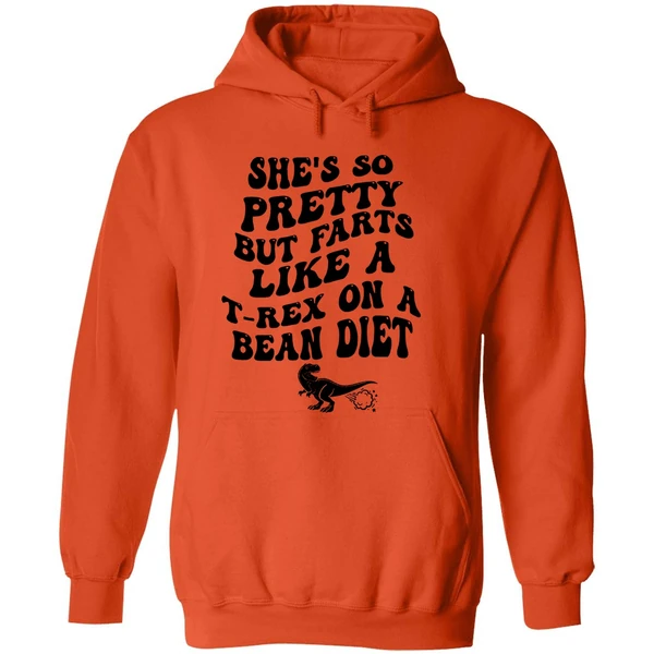 Shes So Pretty But Farts Like A T Rex On A Bean Diet Hoodie - Image 6