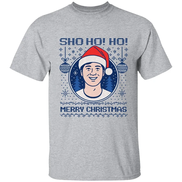 Sho Ho Ho Merry Christmas Shohei Ohtani Christmas Hat Shirt