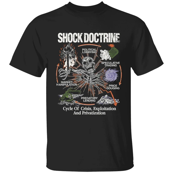 Shock Doctrine Cycle Of Crisis Exploitation And Privatization Shirt