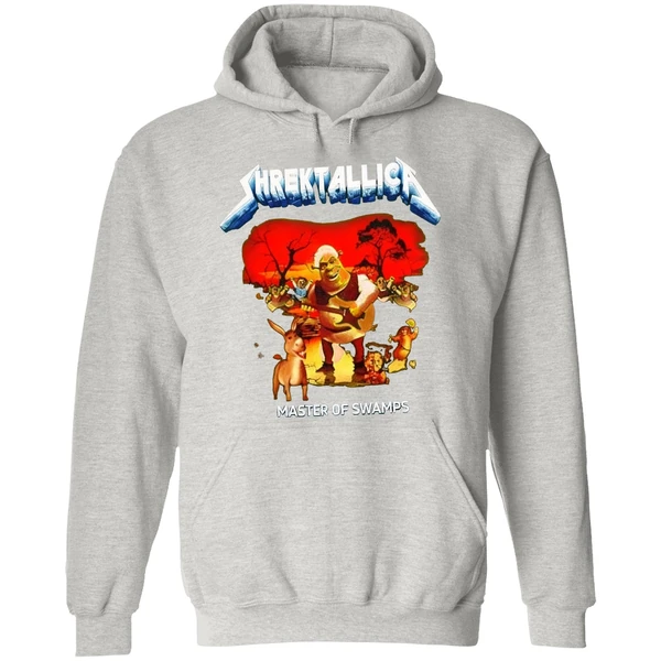 Shrektallica Shrek Master Of Swamps Hoodie - Image 9