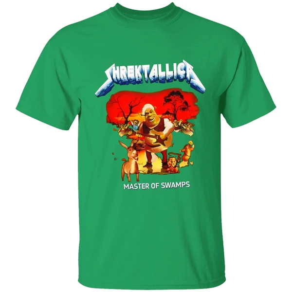 Shrektallica Shrek Master Of Swamps Shirt - Image 2