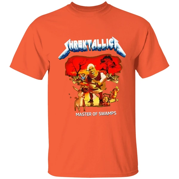 Shrektallica Shrek Master Of Swamps Shirt - Image 6