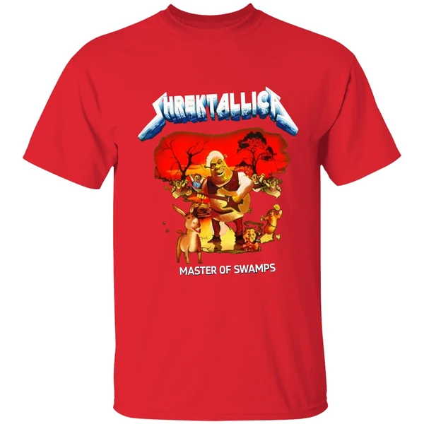 Shrektallica Shrek Master Of Swamps Shirt - Image 7