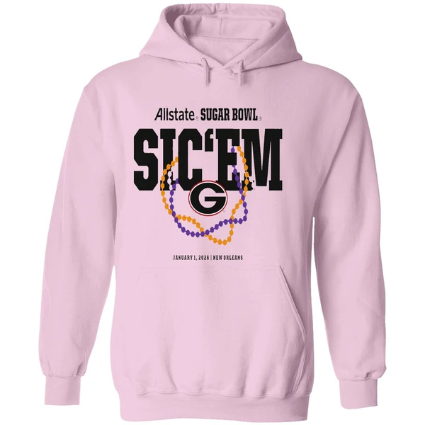 Sic Em Georgia Bulldogs Allstate Sugar Bowl 2026 Hoodie - Image 5
