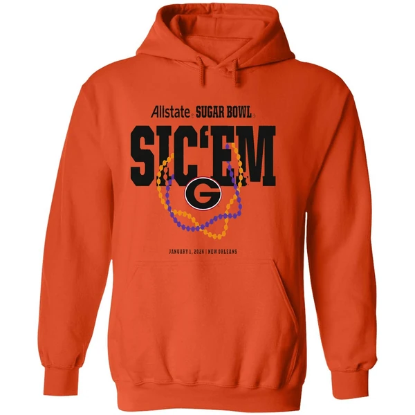 Sic Em Georgia Bulldogs Allstate Sugar Bowl 2026 Hoodie - Image 6