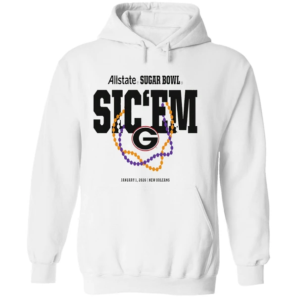 Sic Em Georgia Bulldogs Allstate Sugar Bowl 2026 Hoodie - Image 8
