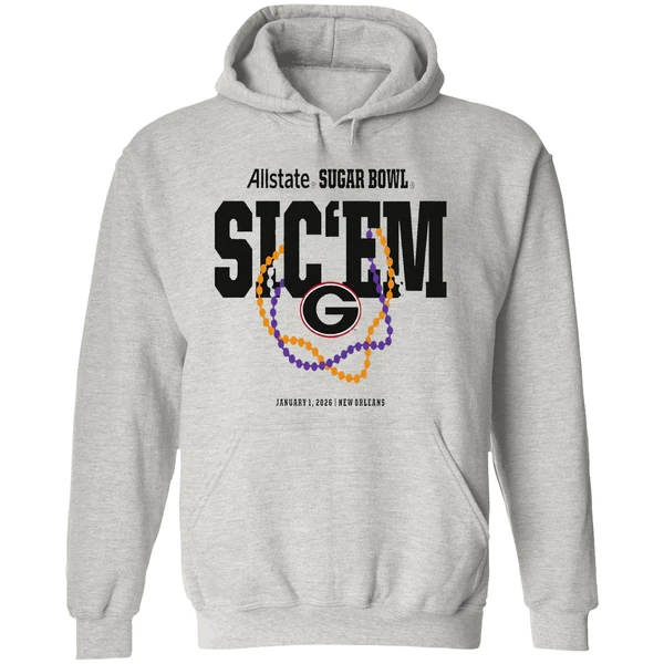 Sic Em Georgia Bulldogs Allstate Sugar Bowl 2026 Hoodie - Image 9