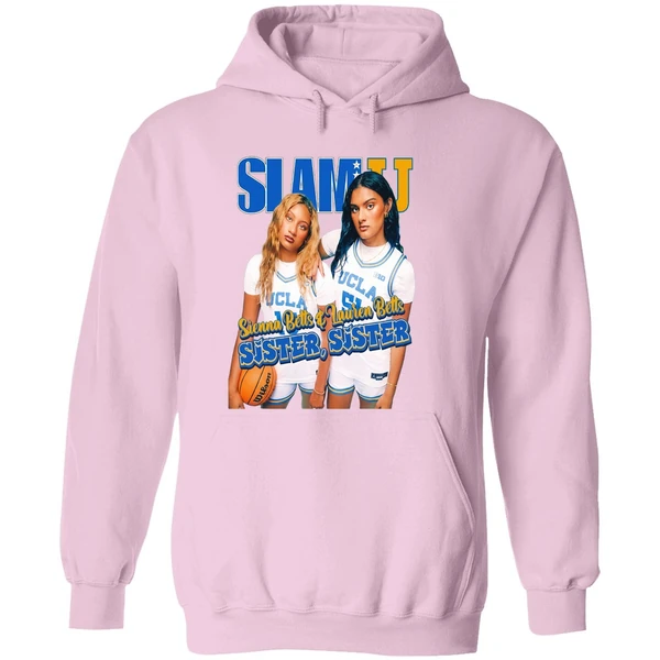 Sienna Betts And Lauren Betts Sister Sister Ucla Slam Hoodie - Image 5