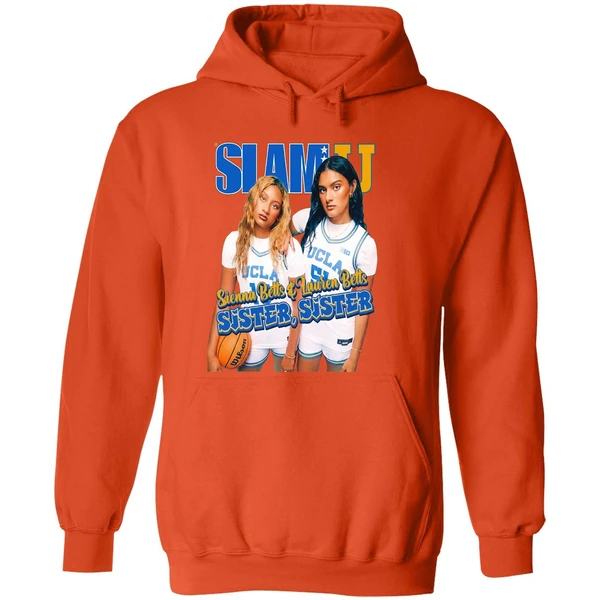 Sienna Betts And Lauren Betts Sister Sister Ucla Slam Hoodie - Image 6