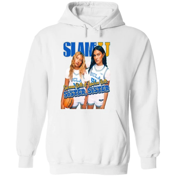 Sienna Betts And Lauren Betts Sister Sister Ucla Slam Hoodie - Image 8