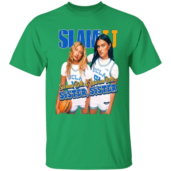 Sienna Betts And Lauren Betts Sister Sister Ucla Slam Shirt - Image 2