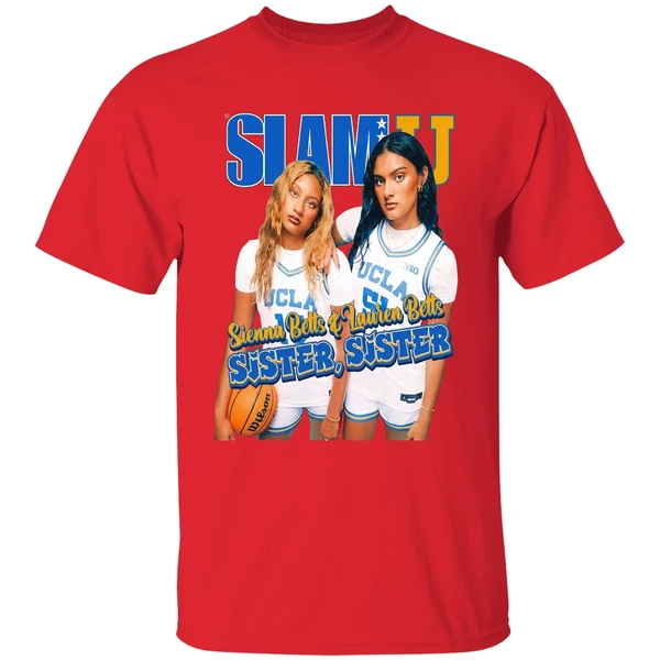 Sienna Betts And Lauren Betts Sister Sister Ucla Slam Shirt - Image 7