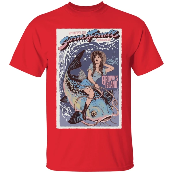 Sierra Ferrell Sept 9 2025 Browns Island Richmond Va Event Poster Shirt - Image 4