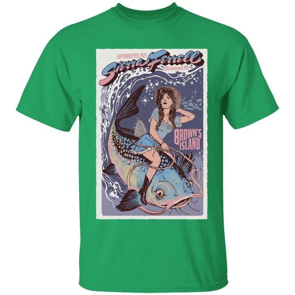 Sierra Ferrell Sept 9 2025 Browns Island Richmond Va Event Poster Shirt - Image 8