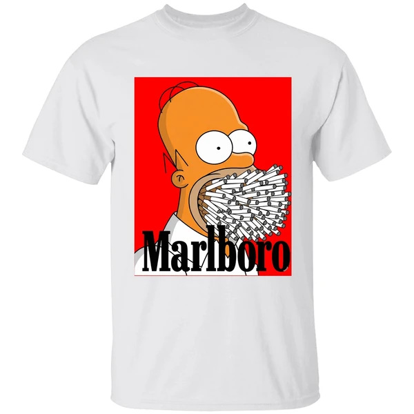 Simpson Homer Marlboro Shirt