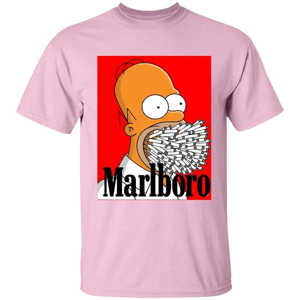 Simpson Homer Marlboro Shirt - Image 2