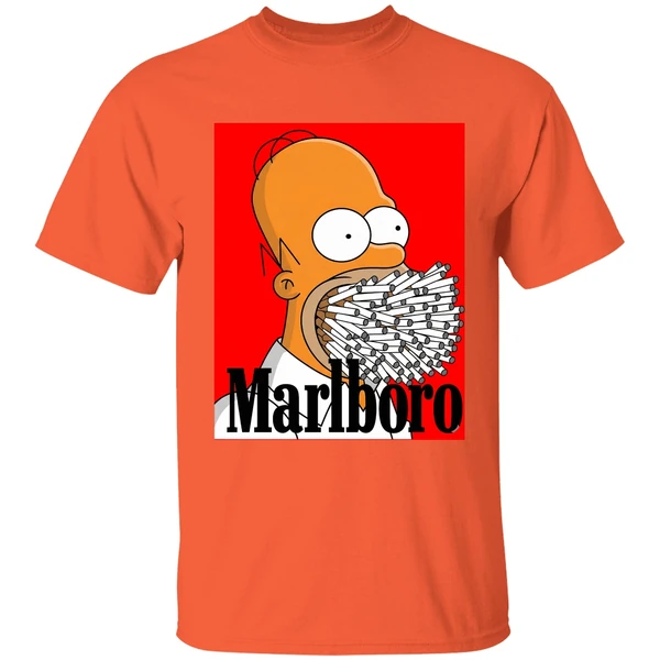 Simpson Homer Marlboro Shirt - Image 3