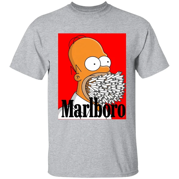 Simpson Homer Marlboro Shirt - Image 6