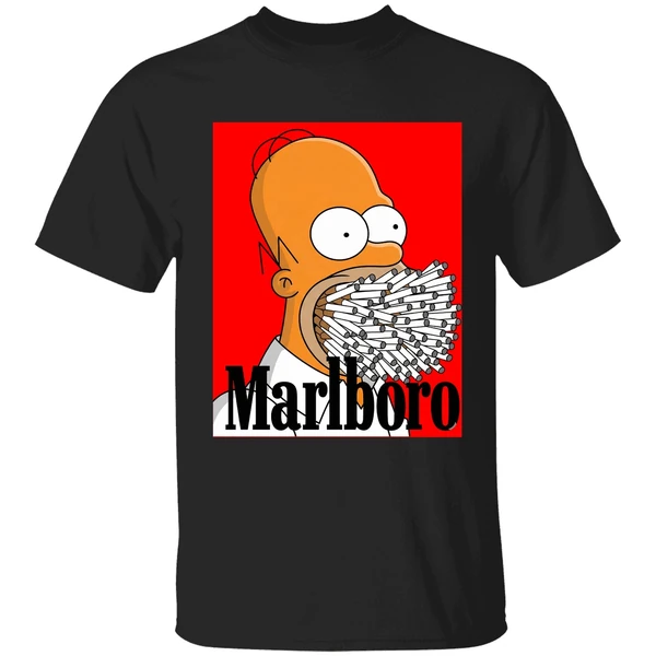 Simpson Homer Marlboro Shirt - Image 7