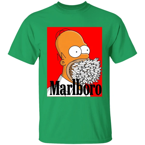 Simpson Homer Marlboro Shirt - Image 8