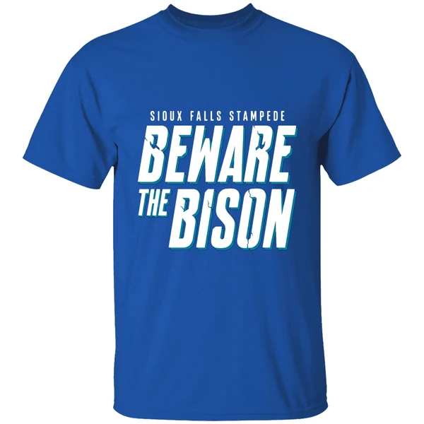 Sioux Falls Stampede Clark Cup Final 2026 Beware The Bison Shirt - Image 8